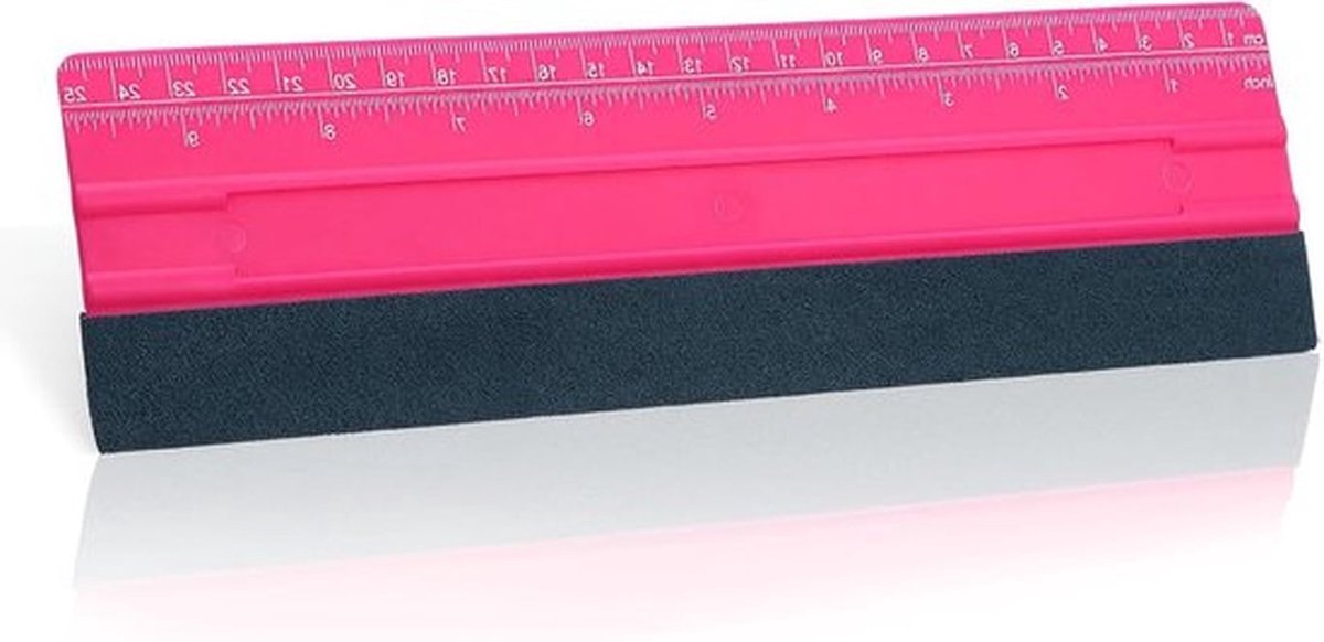 Professionele Vinyl Squeegee voor Behang en Grafische Stickers met Viltliniaal en Micro Suède Afwerking