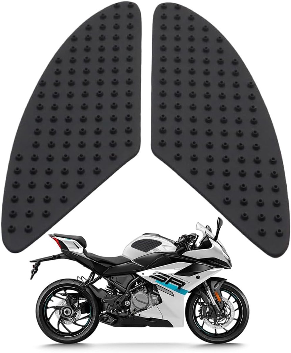 SnelShoppen - 2 Stuks Motorfiets Tank Zelfklevende Antislip Rubber Beschermers - Universele Kneedoppen - 3D Antislip Sticker voor Motorfiets - Duurzaa