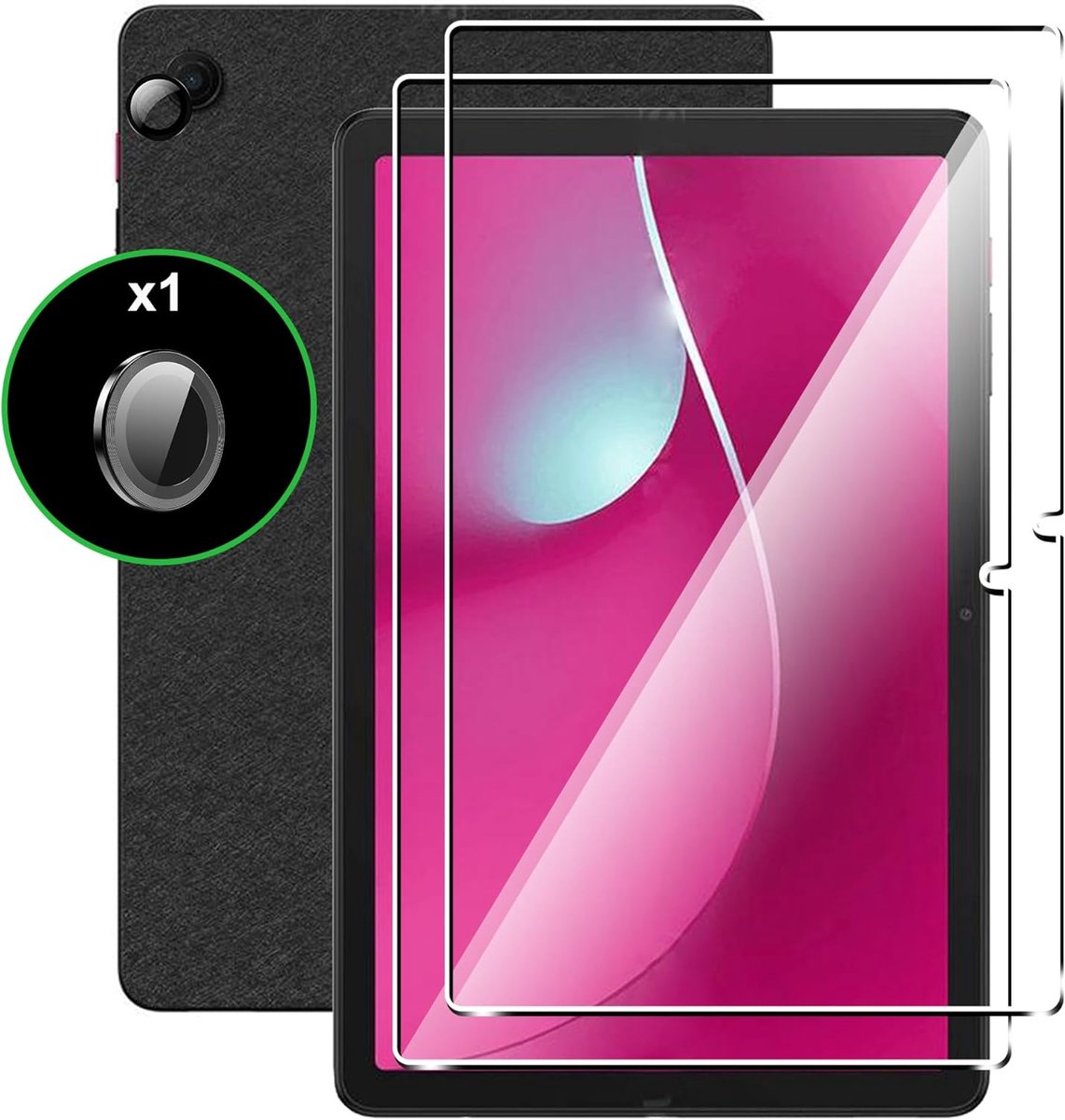 Beschermglas T-Mobile Revvl Tab 10,1 inch - pantserfolie - 9H hardheid - krasbestendig en waterdicht - ShopVlot