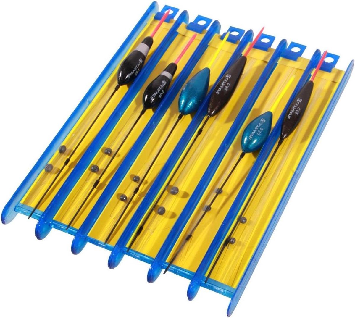 Vistuigjes Witvis - Complete Tuigjes - Vissen Witvis - Gemonteerde Haak - 6 stuks - Multi