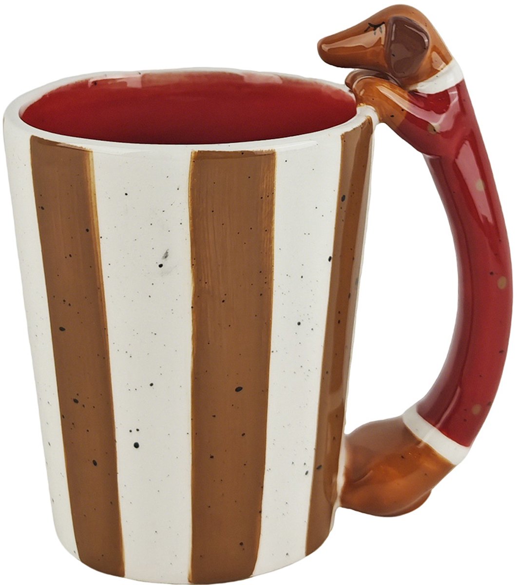 Clayre & Eef Mok 300 ML Rood Keramiek