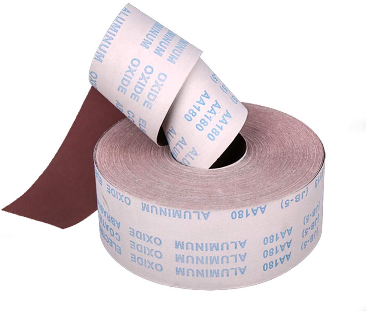 SnelShoppen - Sandpapier 95 mm x 1 m - Korrels voor het Schuren en Polijsten van Hout, Metaal en Curved Oppervlakken - Duurzaam, Flexibel en Ideaal vo