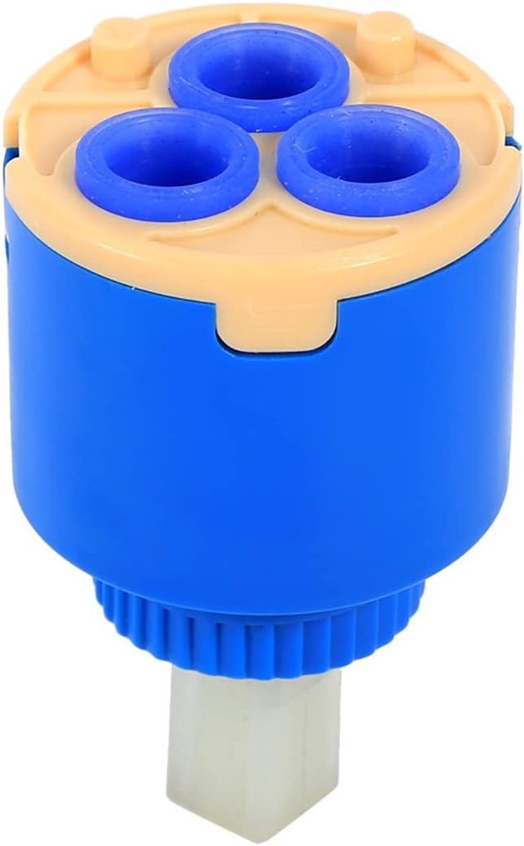 SnelShoppen - 35mm Keramische Cartridge Voor Keuken en Badkamer Mengkranen - Waterbesparende Aan/Uit Regulator - Vervangingsonderdeel voor Leckende Kr