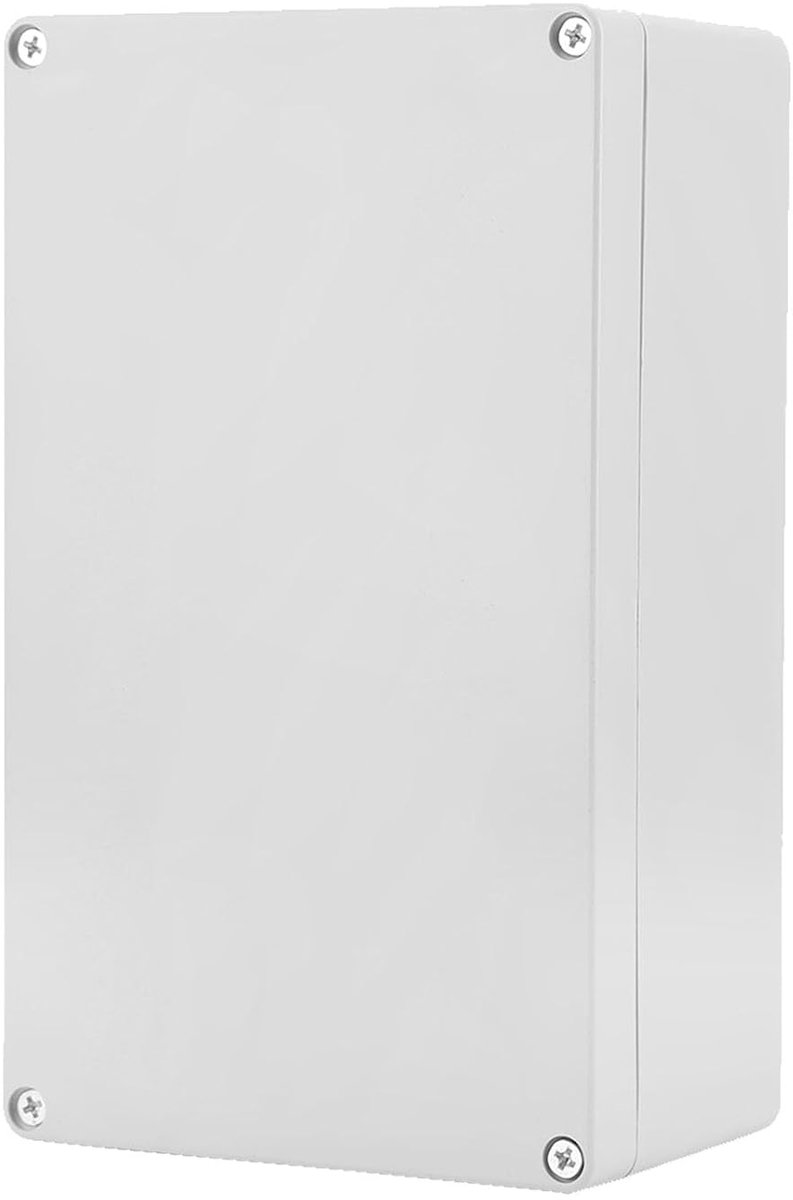 SnelShoppen - IP65 Waterdichte ABS Elektrische Projectdoos, Junction Box voor Binnen- en Buitentoepassingen, 200x120x75mm, Ideaal voor Controlekasten
