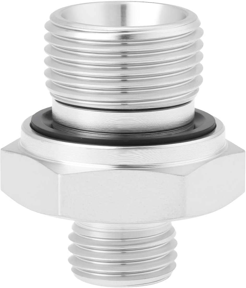 SnelShoppen - M14 x M20 Hydraulische Slang Aansluitingen Adapters RVS voor Chinese Mini Graafmachines en Skid Steer Loaders