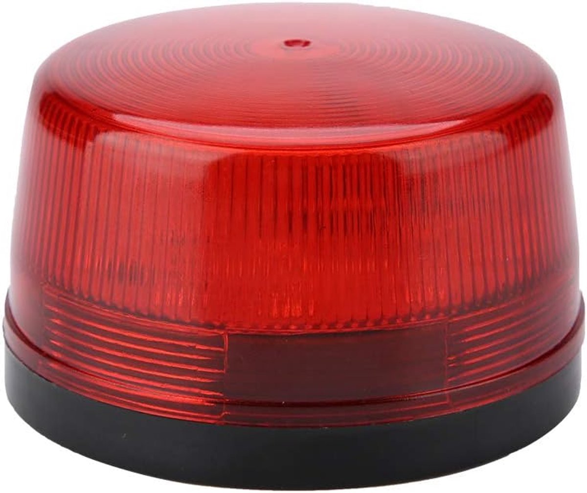 SnelShoppen - 1PC LED Indicatorlicht, Waarschuwingslicht, Signaalalarm, Rode Bedrade Strobosirene, Hoge Helderheid, Hoog Zichtbaar, Energiezuinig, Wat