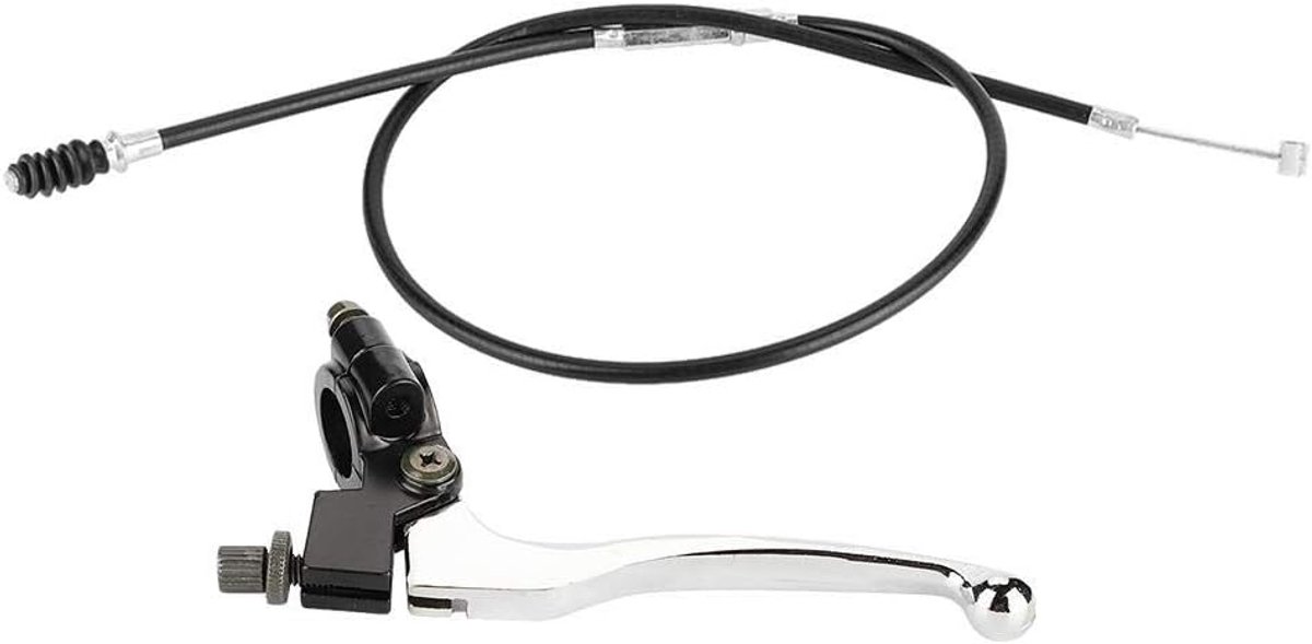 SnelShoppen - Hoogwaardige Motor Koppeling Kabel + Aluminium Rem Koppeling Hefboom voor 125 IMR CRF 50 70 KLX110 Pit Dirt Bike, Duurzaam en Betrouwbaa