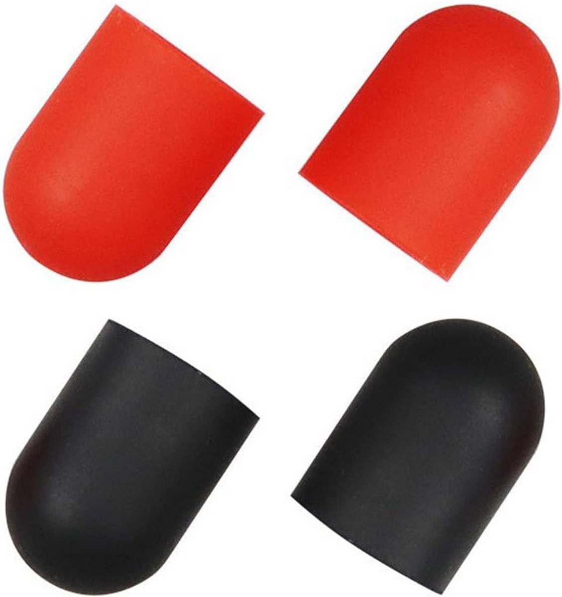 SnelShoppen - 4 Stuks Elektrische Scooter Kickstand Beschermer Siliconen Voetpedaal Hoes - Antislip, Slijtvast, Duurzaam Materiaal voor Bescherming va