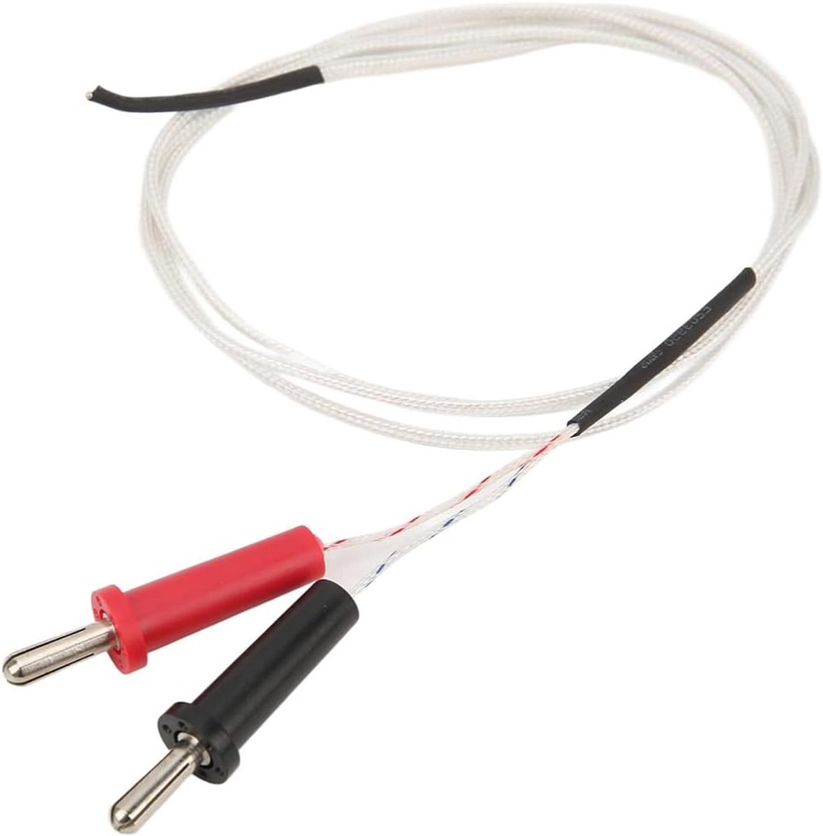SnelShoppen - K-type thermokoppel temperatuursensor - Meetbereik -50°C tot 350°C - 100cm kabel - Banana thermokoppel sensor - Voor temperatuurregeling
