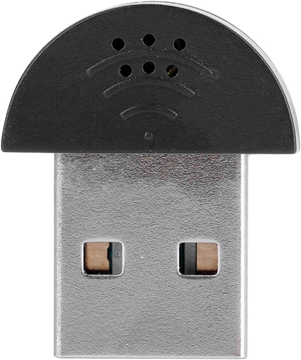 SnelShoppen - Mini USB Studio Song Microfoon, HiFi Geluidsopname Audio Microfoonadapter voor PC, Geluidsonderdrukking, Plug and Play Ontwerp voor Mac,