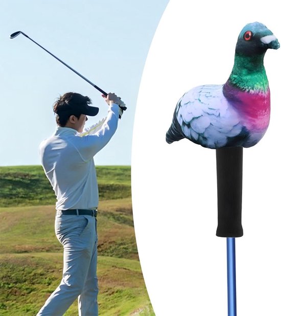 Store_9 - Pluche Golf Hoofdhoes - Beschermhoes voor Golfclubs - Universele Pasvorm - Schattig Ontwerp - Golfaccessoires - Perfect voor Reizen - Ide... van Merkloos — afbeelding 4