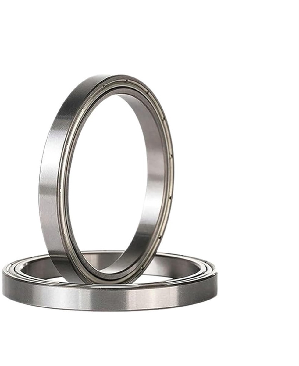 SnelShoppen - 2 Stuks 6708ZZ Kogellagers 40mm x 50mm x 6mm Dubbelzijdig Hoogwaardige Stalen Geleide Kogellagers voor Aandrijving