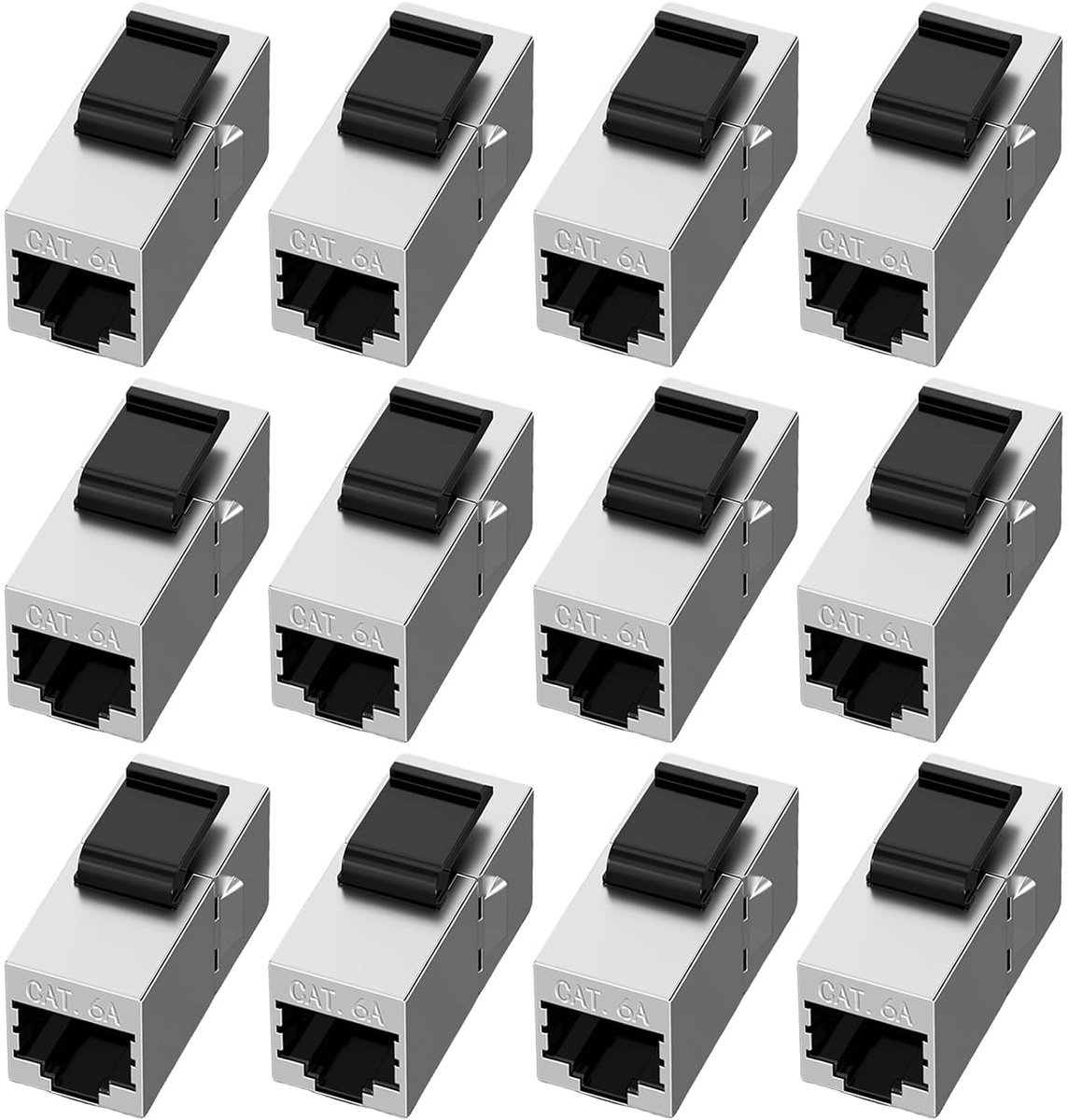 RJ45 Coupler CAT6a - Keystone Module - 10 Gbit/s - Ideaal voor Ethernet kabelverlenging - SnelShoppen