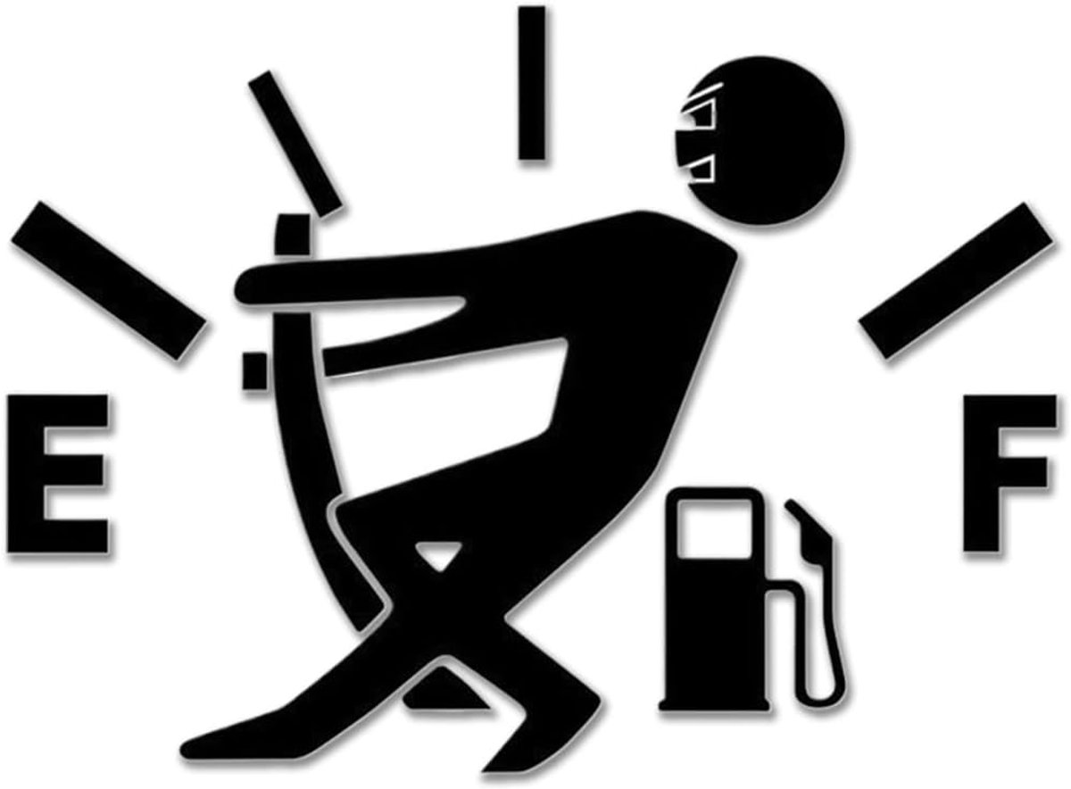 SnelShoppen - Auto Sticker Tank Deksel Grappige Sticker voor Gasniveau Indicator - Hoogwaardig PET Materiaal, Waterdicht en Zonbestendig - Uniek Ontwe