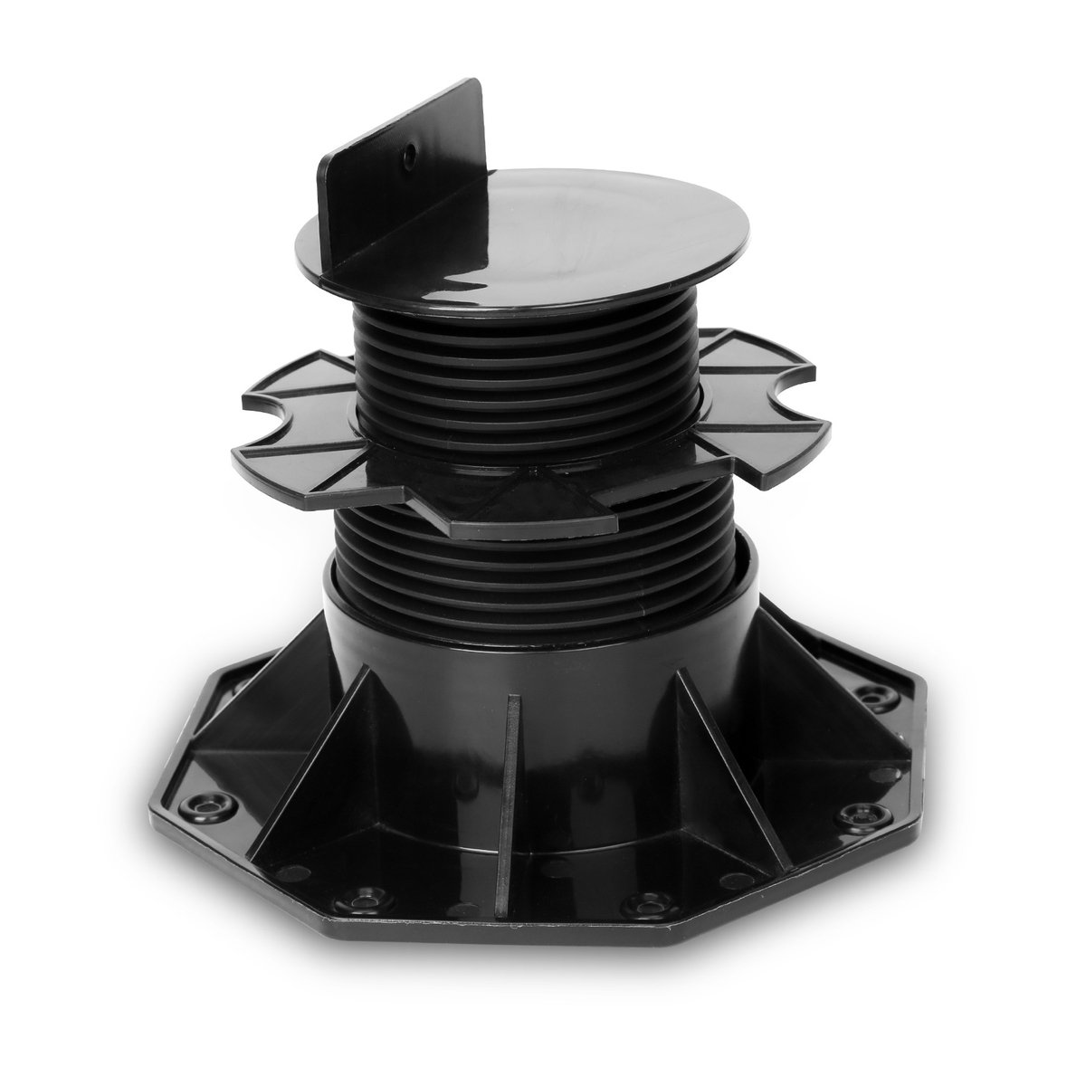 Verstelbare terrasdragers 60-140 mm - 10 stuks - Polypropyleen - Vlonderdrager in hoogte verstelbaar - Voor houten vlonders, WPC en terrastegels