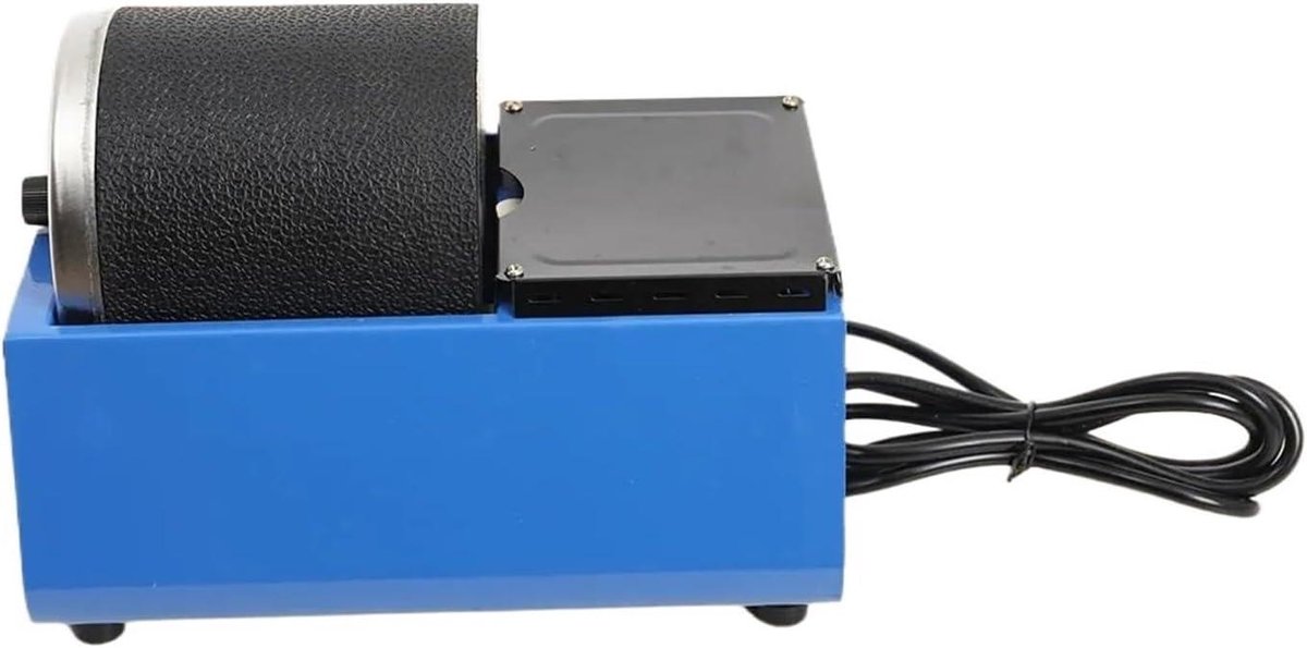 Mini Polijstmachine - Trommelpolijstmachine Kralen - Sieraden Polijsten - Geluiddempende Rubberen Cilinder - 12 x 112 cm - One Color
