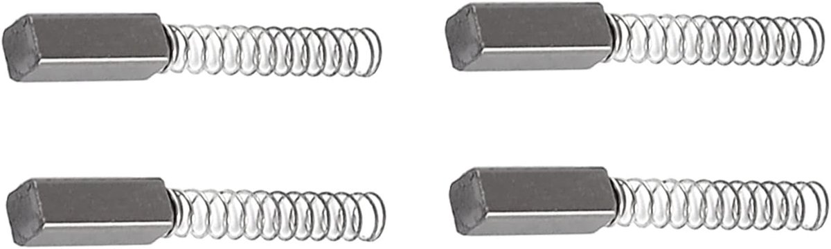4 stuks koolborstels, [voor Power Motor] – 4 mm x 4 mm x 11 mm/zwart gouden tint