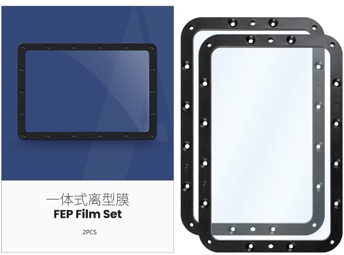 Set van 2 FEP Release Films voor 6.6 inch Resin 3D Printers