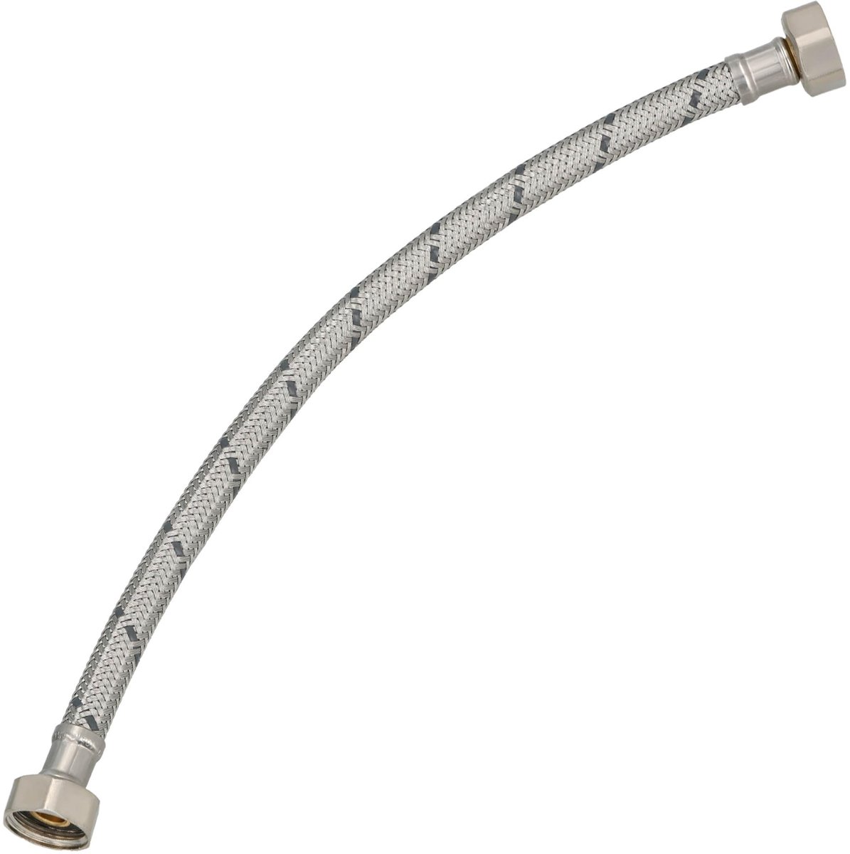 KOTARBAU® Flexibele Aansluitslang 1/2" x 1/2" - Flexibele Kraanslang 40 cm - Sanitaire Aansluitslang - Flexibele Verbindingsslang - Aansluitslang Armatuur - met Roestvrijstalen Vlechtwerk