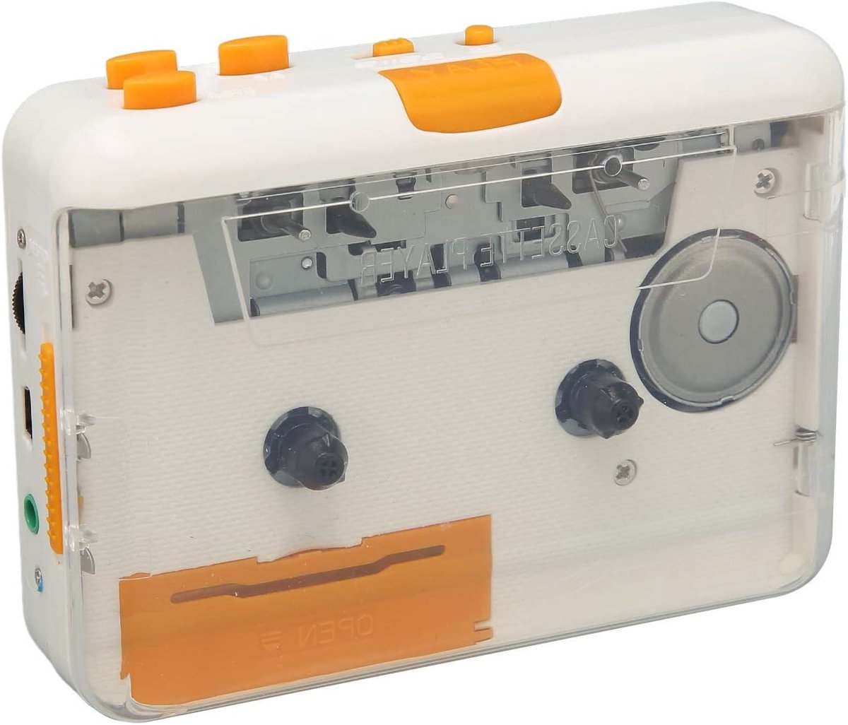 Cassettespeler - Muziekspeler Tape - Converteren naar MP3 - Compact Draagbaar Ontwerp - 15.4 x 11.7 cm - Zwart