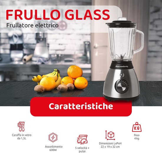 Elektrische Mixer - Keukenmixer Blender - Smoothies Maken - 6 Roestvrijstalen Messen - 1.5 Liter - Wit — afbeelding 5