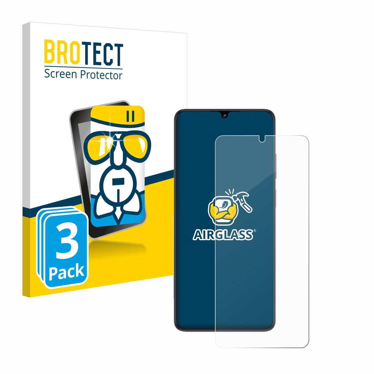 Screenprotector 3 Stuks voor ZTE Blade V50 Vita Beschermglas transparant