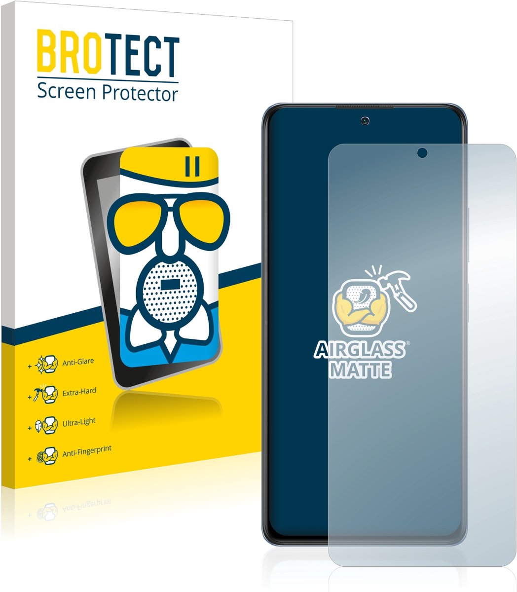 BROTECT - Screenprotector voor Xiaomi Redmi Note 10 Pro Max - Folie Beschermfolie Beschermglas matte
