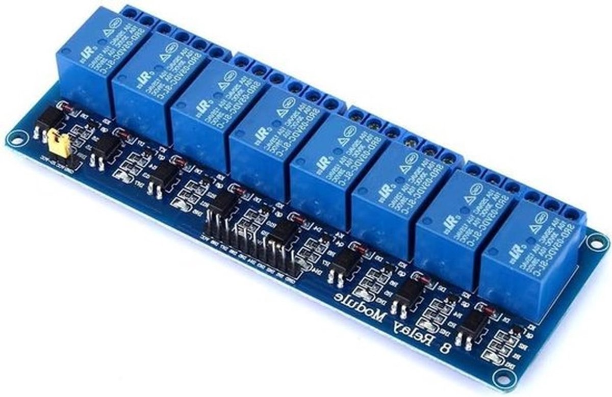 8-Kanaals Relaismodule 5V voor Raspberry Pi en Arduino - DC 5V 230V Schakelmodule met Opto-isolatie voor MCU en DSP toepassingen