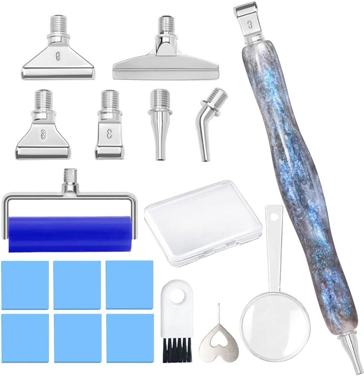 Diamant Schilderij Pen Kit - Diamant Art Pen Boor Pen - Hobby Knutselen - Ergonomisch Ontwerp - 12cm Lengte