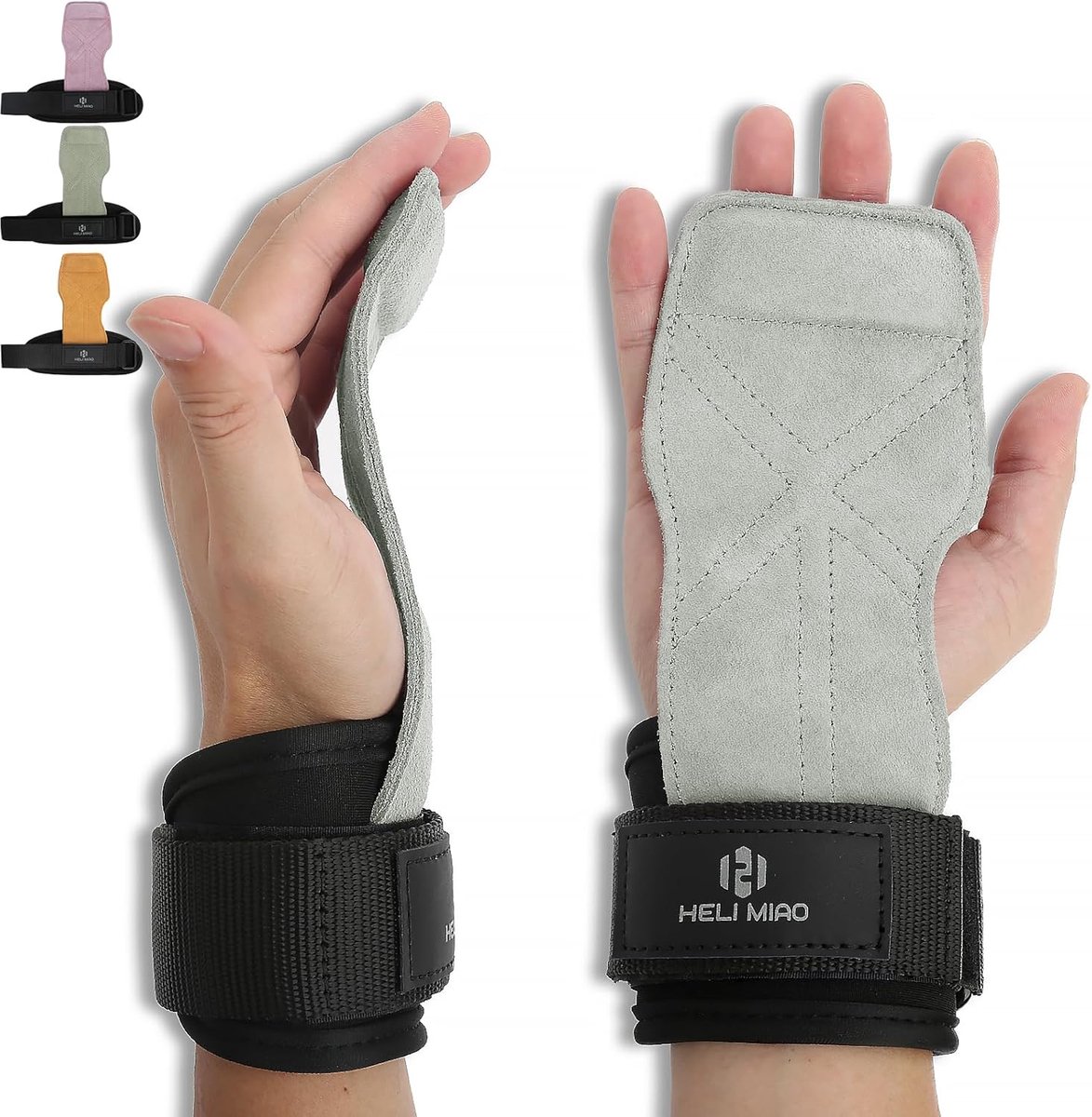 Lifting straps lederen snelsluiting - professionele krachttraining - voor bodybuilding en crossfit - optimale grip - ShopVlot