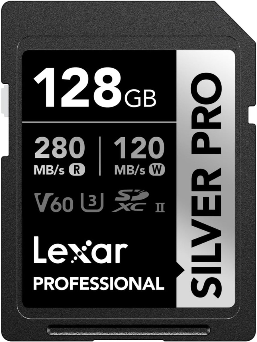 SnelShoppen - 128GB SD Kaart, UHS-II Geheugenkaart, V60, U3, C10, Tot 280MB/s Leessnelheid, Perfect voor Professionele Fotografen en Videografen