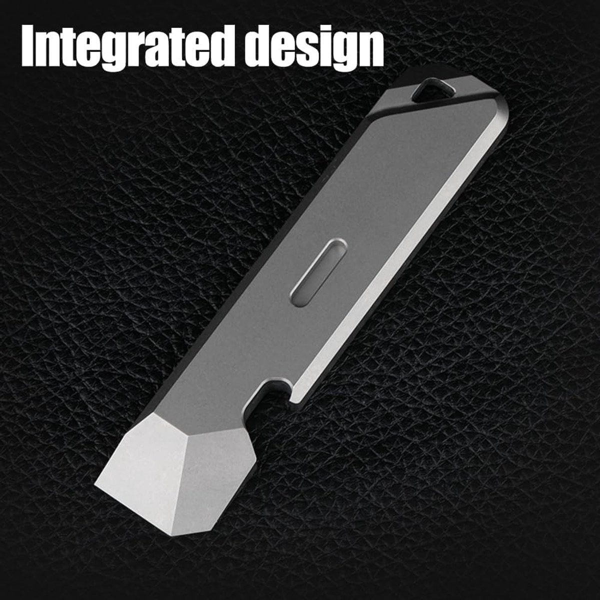 SnelShoppen - Pry Bar Flesopener van Titanium Legering, EDC Multifunctioneel Gereedschap voor Outdoor Camping, Compact en Draagbaar