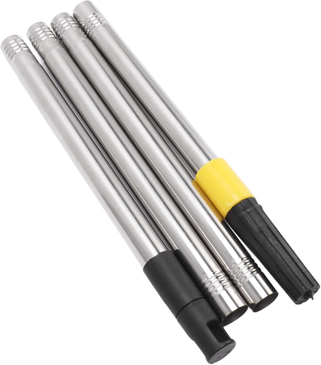 SnelShoppen - Uittrekbare Multi-Functionele Stok 115 cm Lengte, Lichtgewicht, Robuust en Veilig Verfroller Uitzetstok voor Stofbehandeling