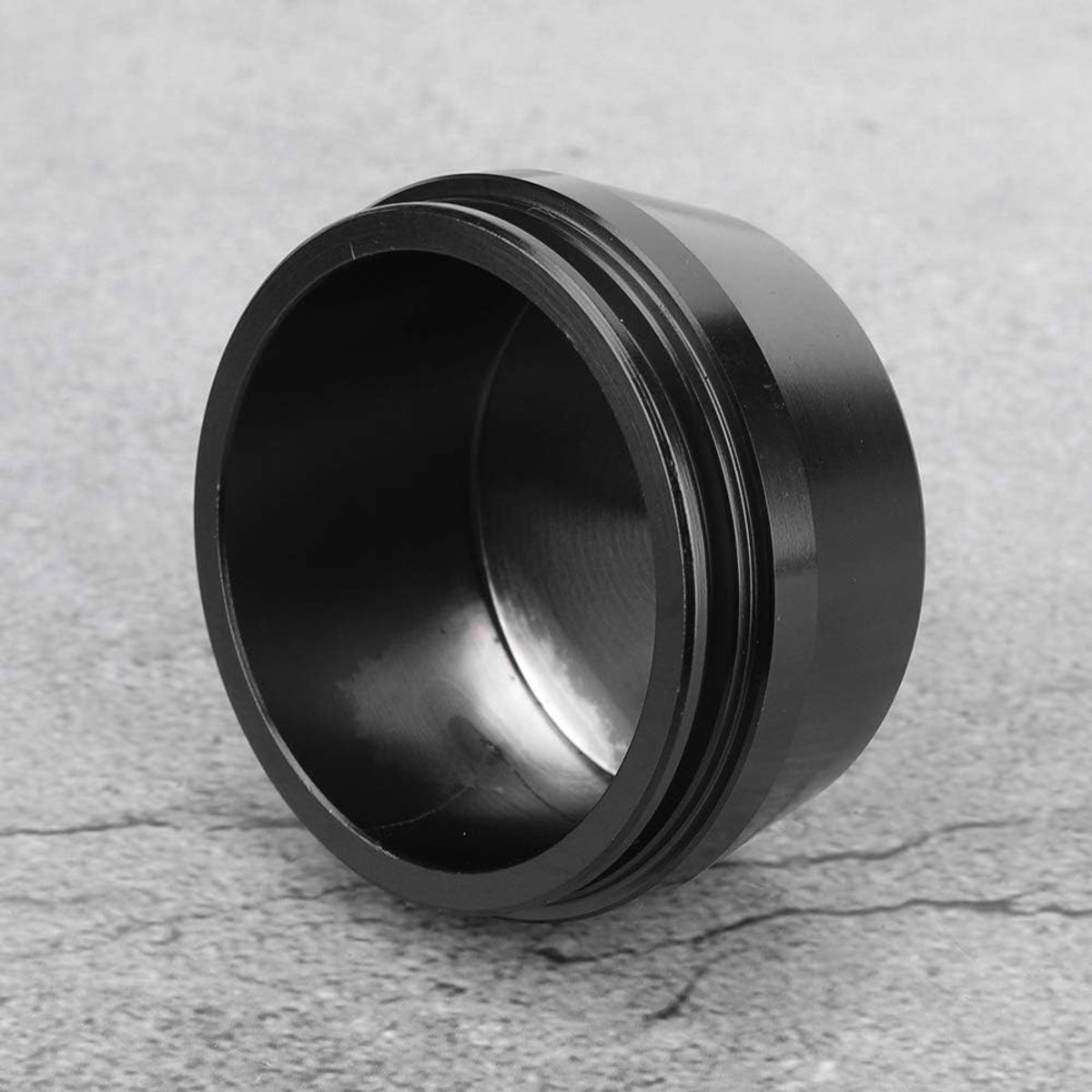 SnelShoppen - 4 Stuks 56mm Universele Aluminium Velgen Center Cap Hub Cover, Zwart, Stabiel en Weerbestendig, Geschikt voor 20 Inch Wintervelgen, Modi