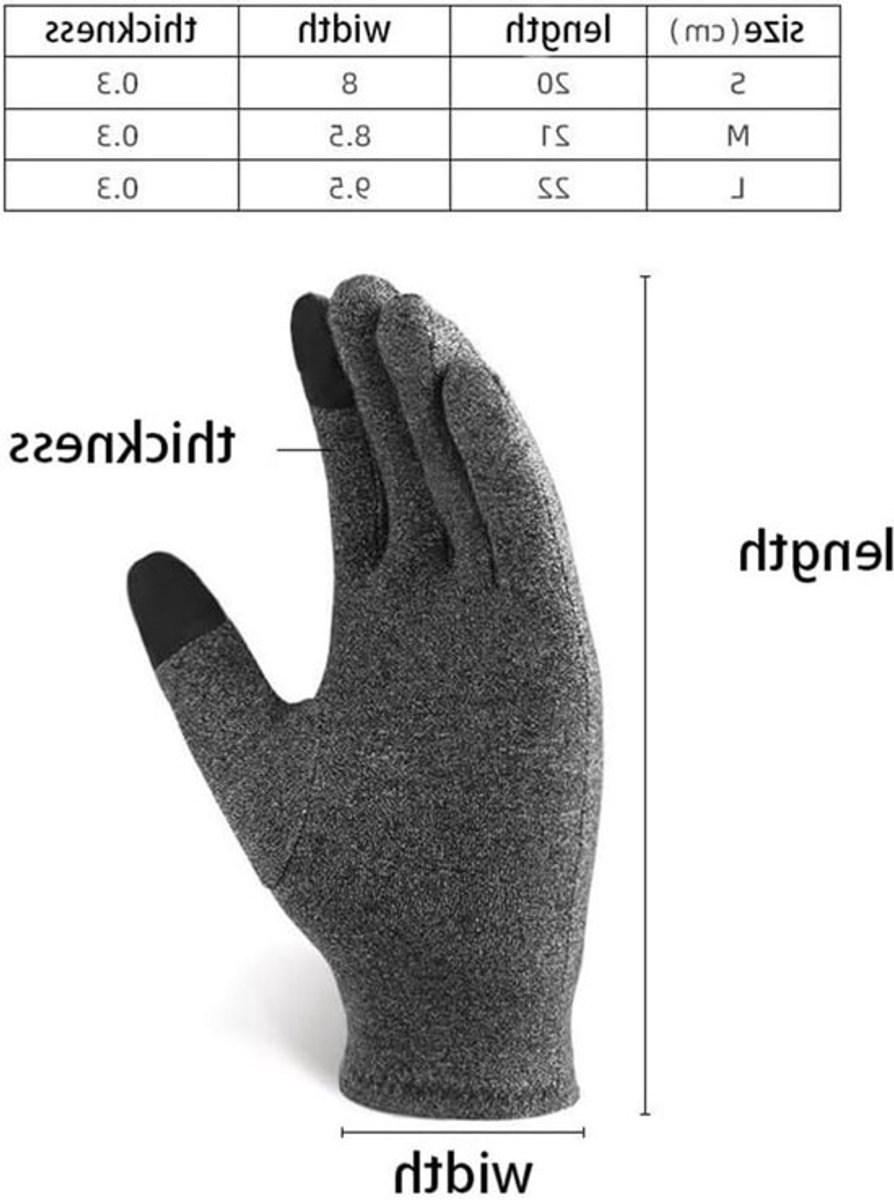 Compressiehandschoenen voor Artritis - Ademend en Antislip voor Rijden, Fietsen en Sportactiviteiten