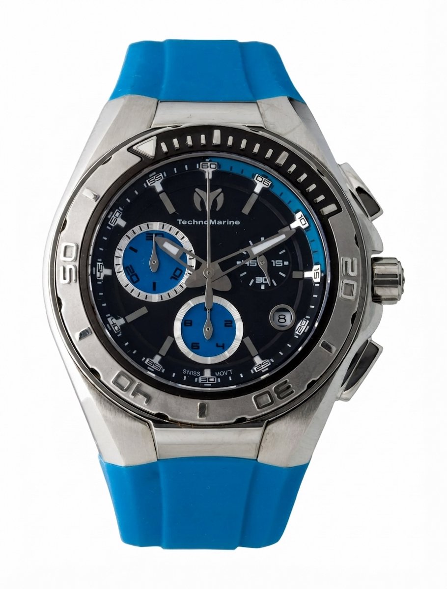 Technomarine 110003 Cruise Watch Blauw 40mm Staal Rubber