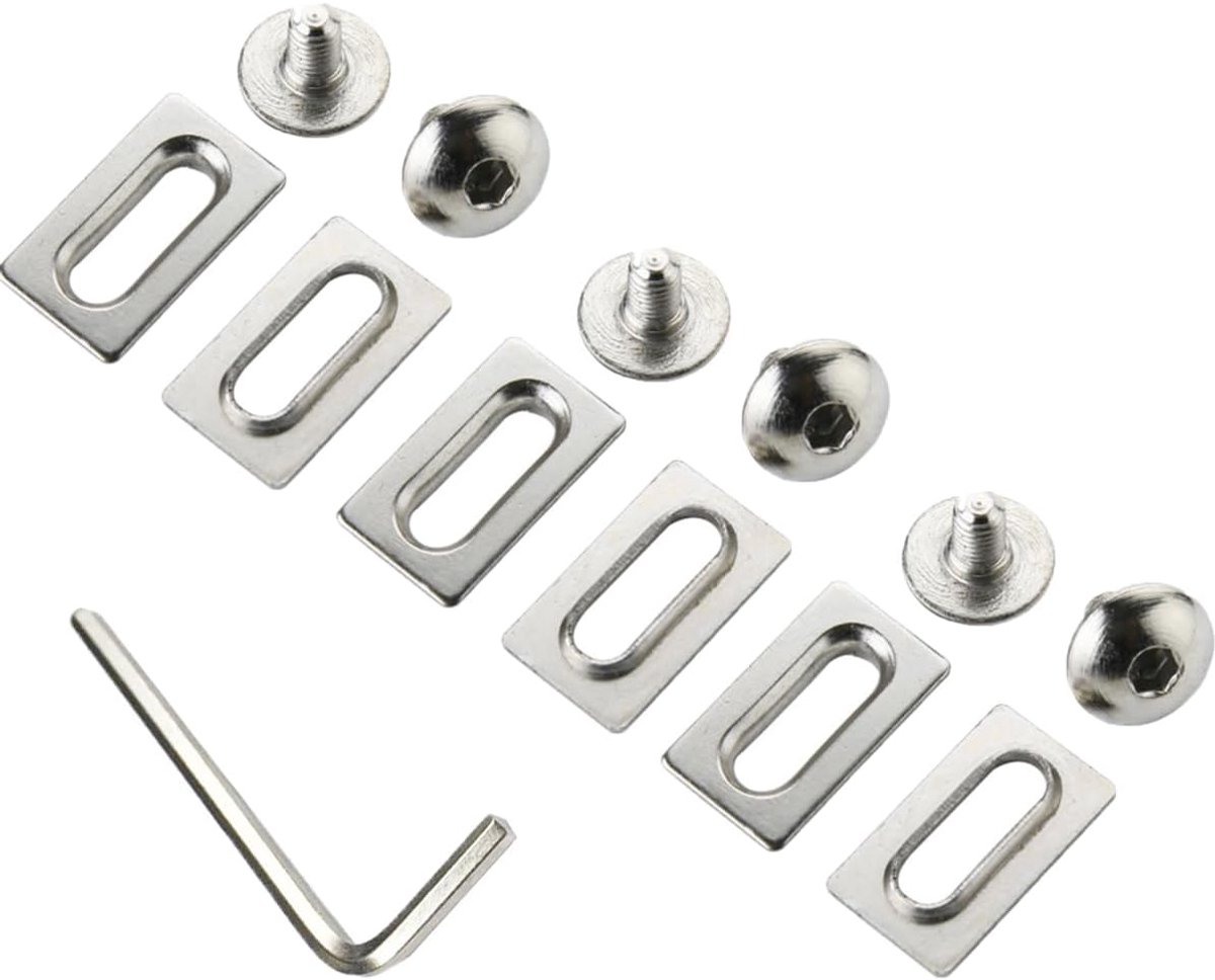SnelShoppen - Pedal stud schroeven, ringen, pedalen spikes, M5 schroeven, spacers voor SPD fietspedalen - Duurzaam en roestvrij