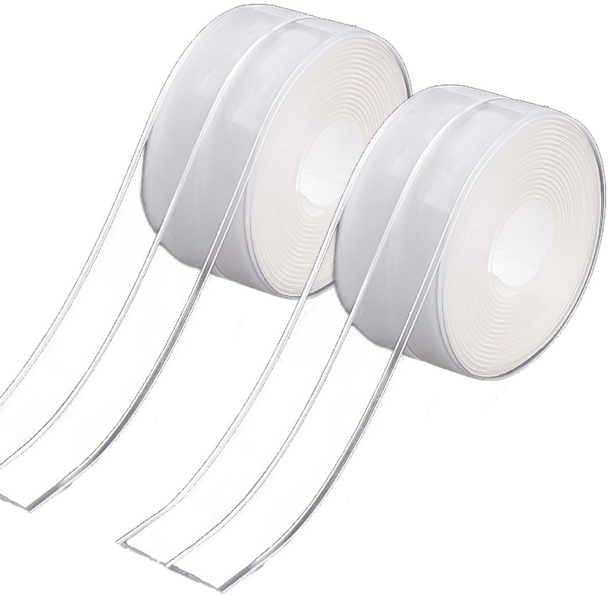 2 Rolls Self Adhesive Sealing Tape, Waterproof Joint Tape, Self-Adhesive, Anti-Mould Adhesive Sealing Tape, Shower for - ShopVlot