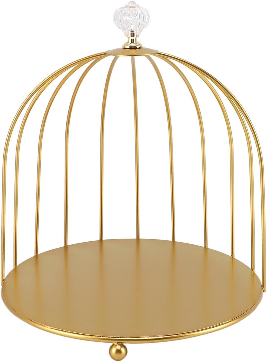 SnelShoppen - Ruimtebesparende Badkamer Organizer, Gouden IJzeren Make-up Opbergrek voor Cosmetica en Toiletartikelen, Decoratief en Duurzaam