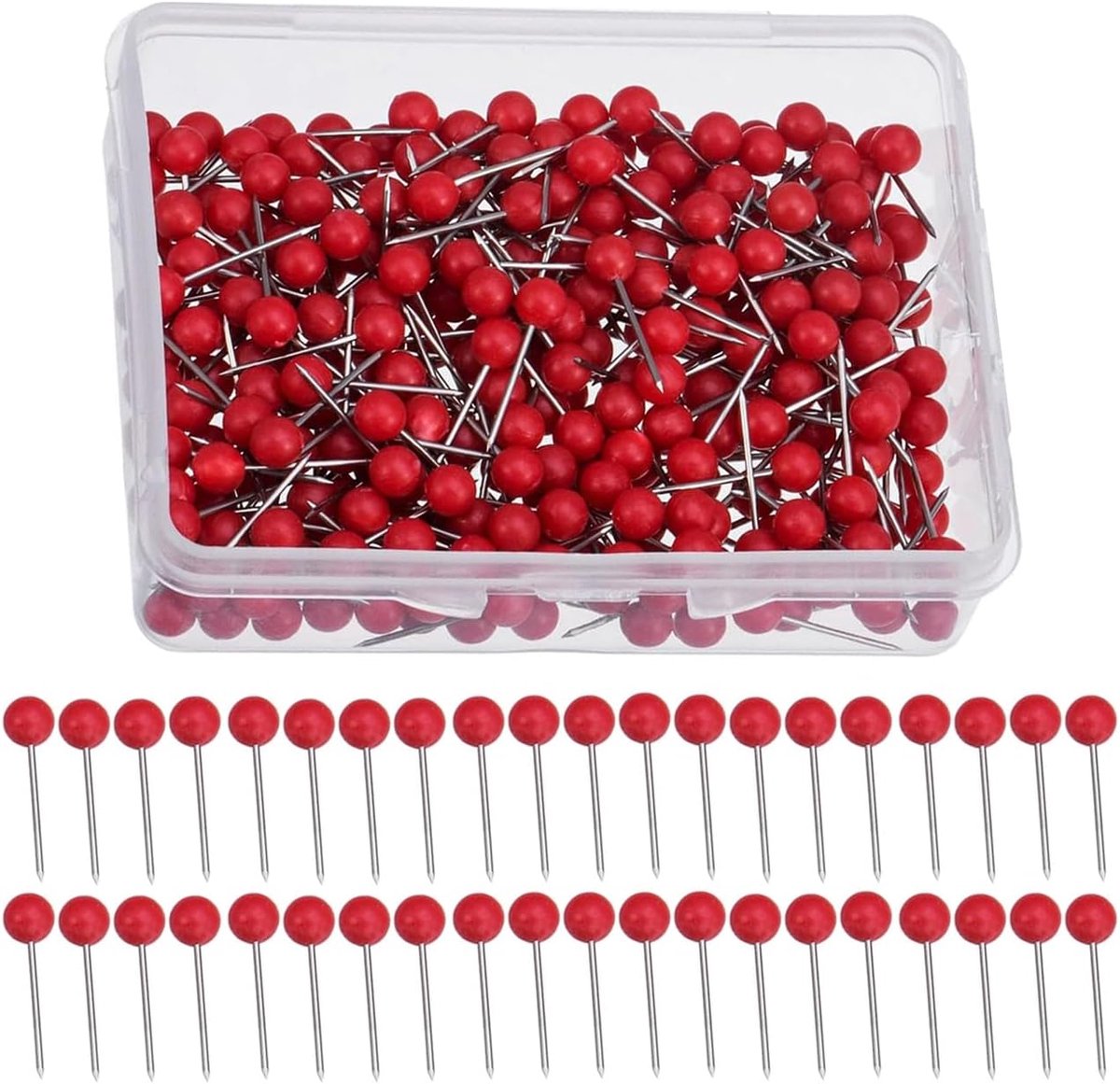 Naaigarennaalden 400 Stuks - Stalen Naalden met Plastic Rond Hoofd - Perfect voor Kledingreparatie - ShopVlot