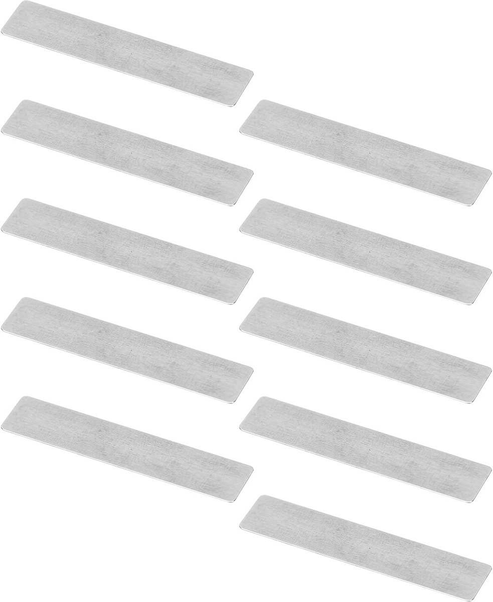 SnelShoppen - 10 Stuks Plaat Ventiel Voor Compressor - Vervangende Kleppen Voor Pompaccessoires - Geschikt Voor 51mm - Onderhoudsaccessoires Voor 0,75