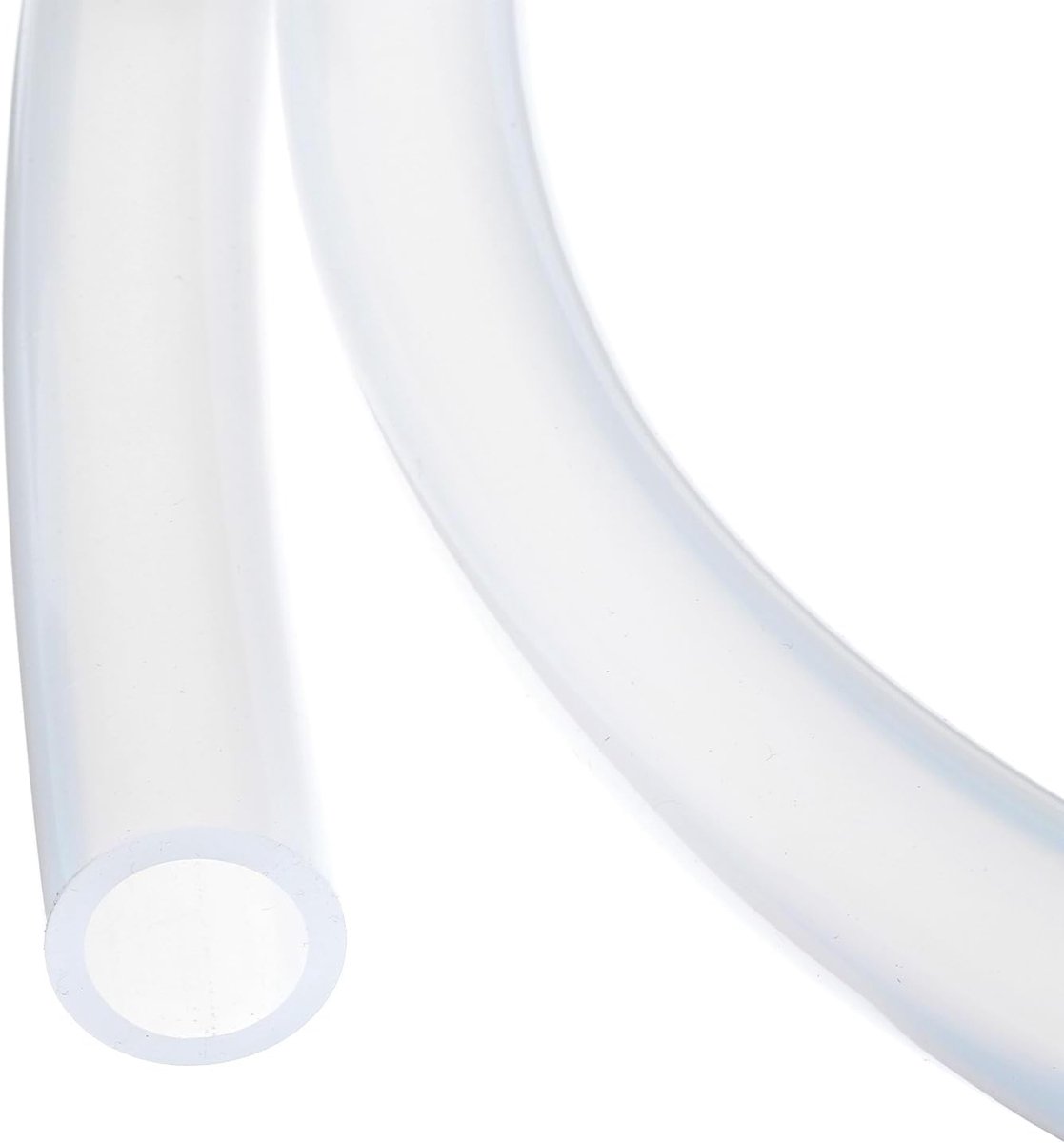 SnelShoppen - Food Safe Siliconen Slang 25mm ID x 29mm OD, 0.9m Condensafvoer Slang, Transparante Waterleiding voor Pompen, Siphons, Ontwatering, Irri