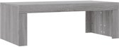 vidaXL - Salontafel - 102x50x36 - cm - bewerkt - hout - grijs - sonoma - eikenkleurig