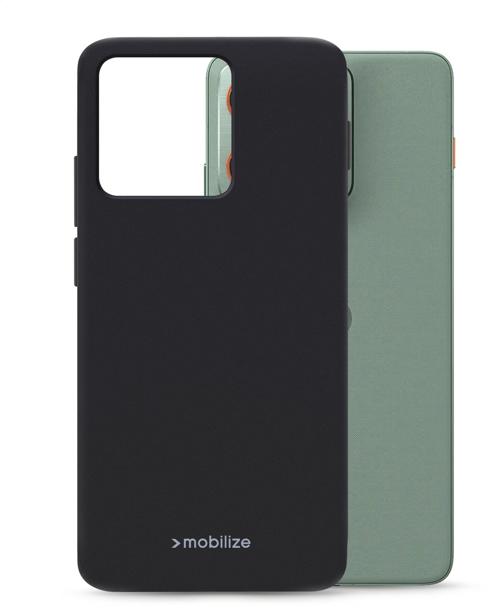 Mobilize Rubber Gelly Case - Geschikt voor Motorola Edge 70 Pro - Matt Black