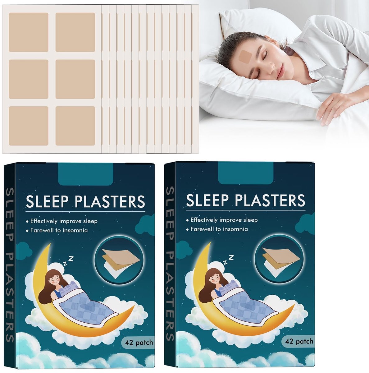 Solidchoice - Natuurlijke Slaappatches voor Betere Slaap en Spierontspanning