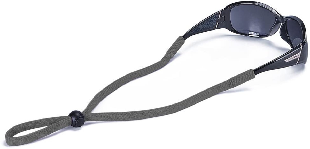 Antislipbrilkoordjes – Set van 5 – Houders voor sportzonnebrillen – Verstelbaar – Geschikt voor dames, heren en kinderen – Veilige brilkoordjes – Accessoires voor buitensporten -Khaki