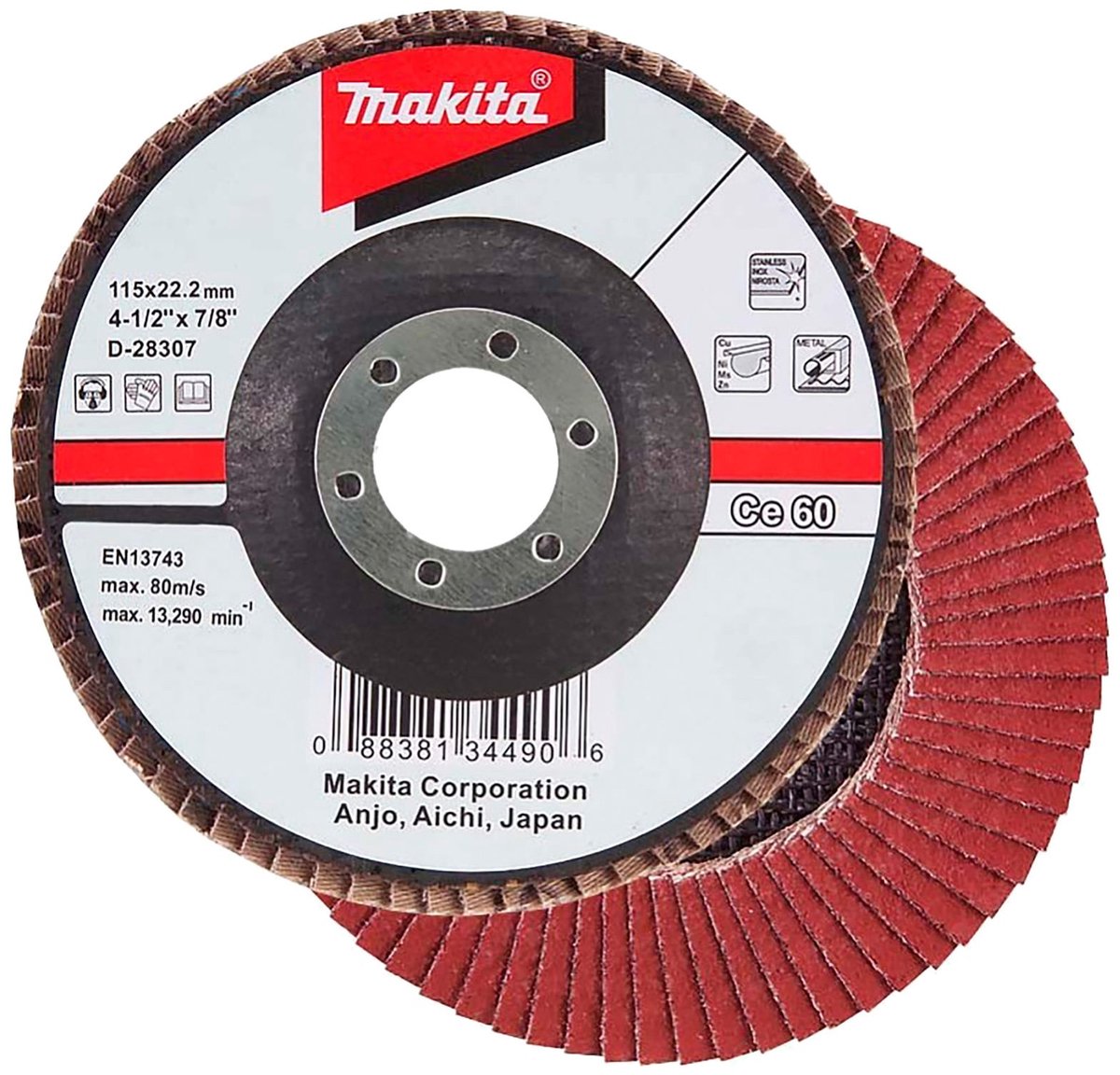 Makita Lamellenschijf 125 mm 40F - D-28494