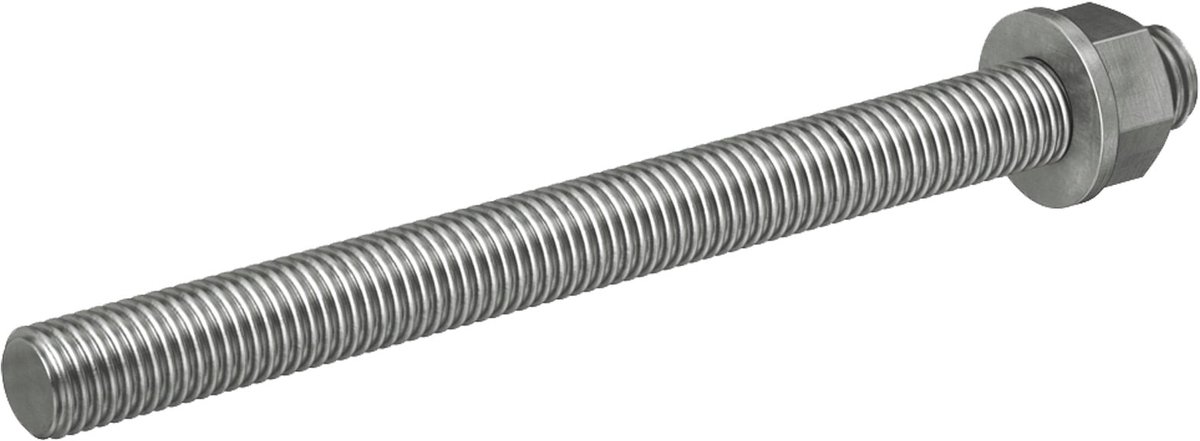 Fischer 10x Ankerstang FIS A M 16 x 130 mm roestvrij staal A4 - 44975