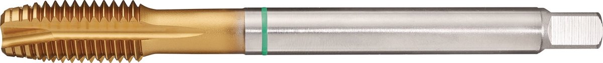 Machinetap DIN 376B Univ.M16x2mm HSS-Co TiN 6H TECWERK