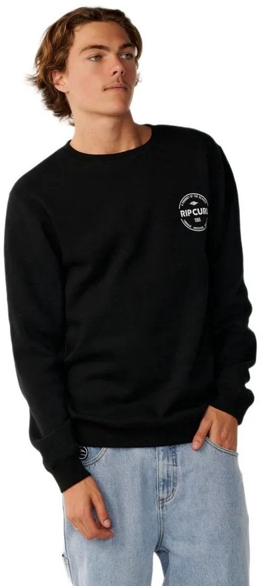 Rip Curl Staple Sweatshirt Zwart M Man